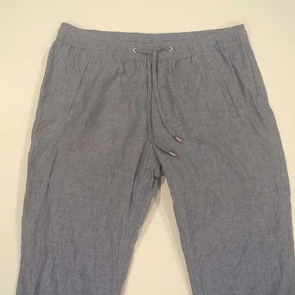 Lilly Pulitzer Taron Mid-Rise Linen Pant Size L - Picture 2 of 6
